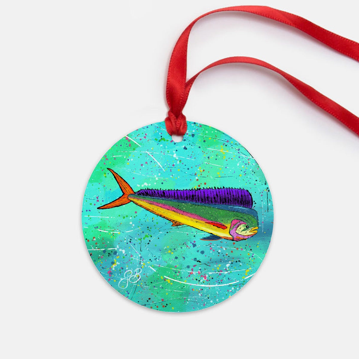 Mahi Mahi Ornament - One-Sided (Round)