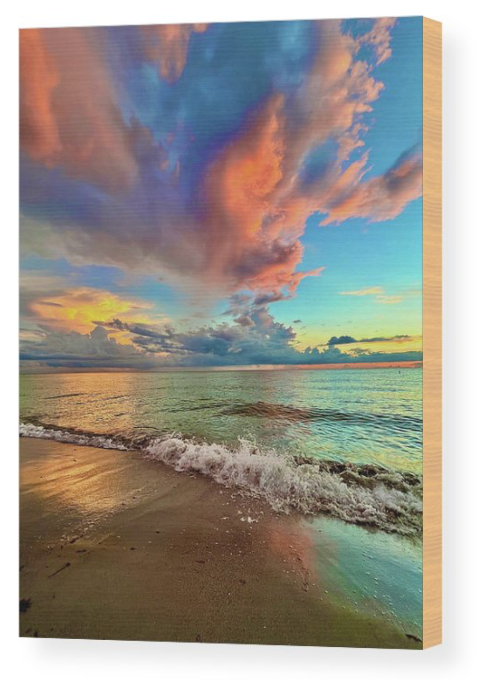 Rainbow Beach - Wood Print