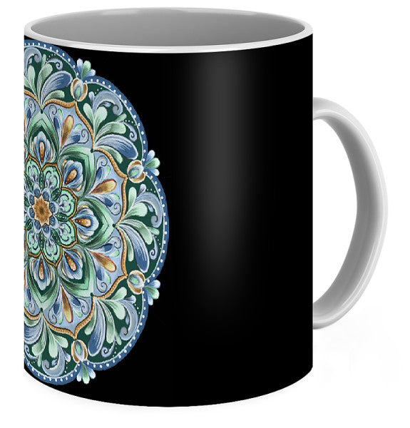 Calming Blue Mandala - Mug
