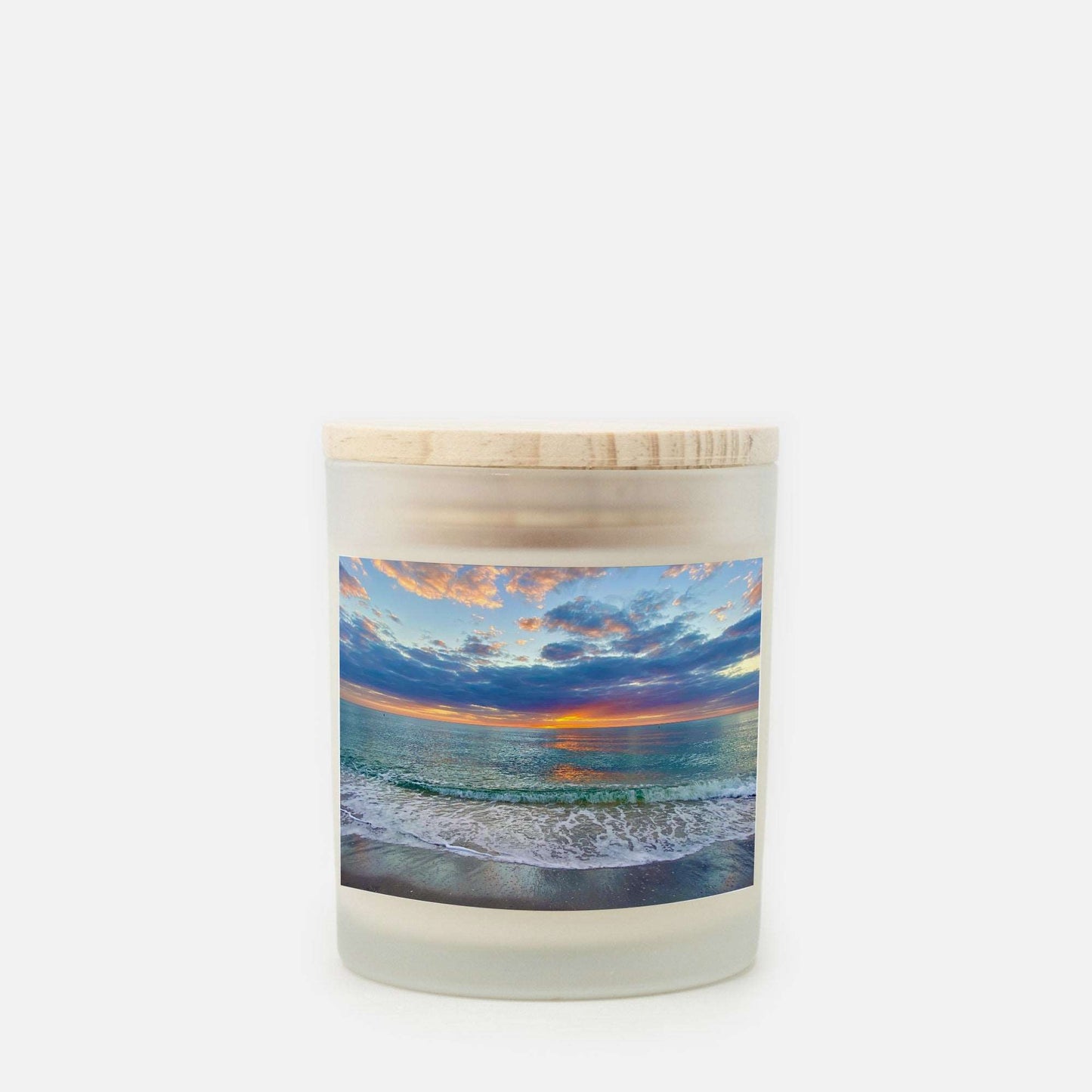 Oh Those Colors! Candle Frosted Glass (Hand Poured 11 oz)