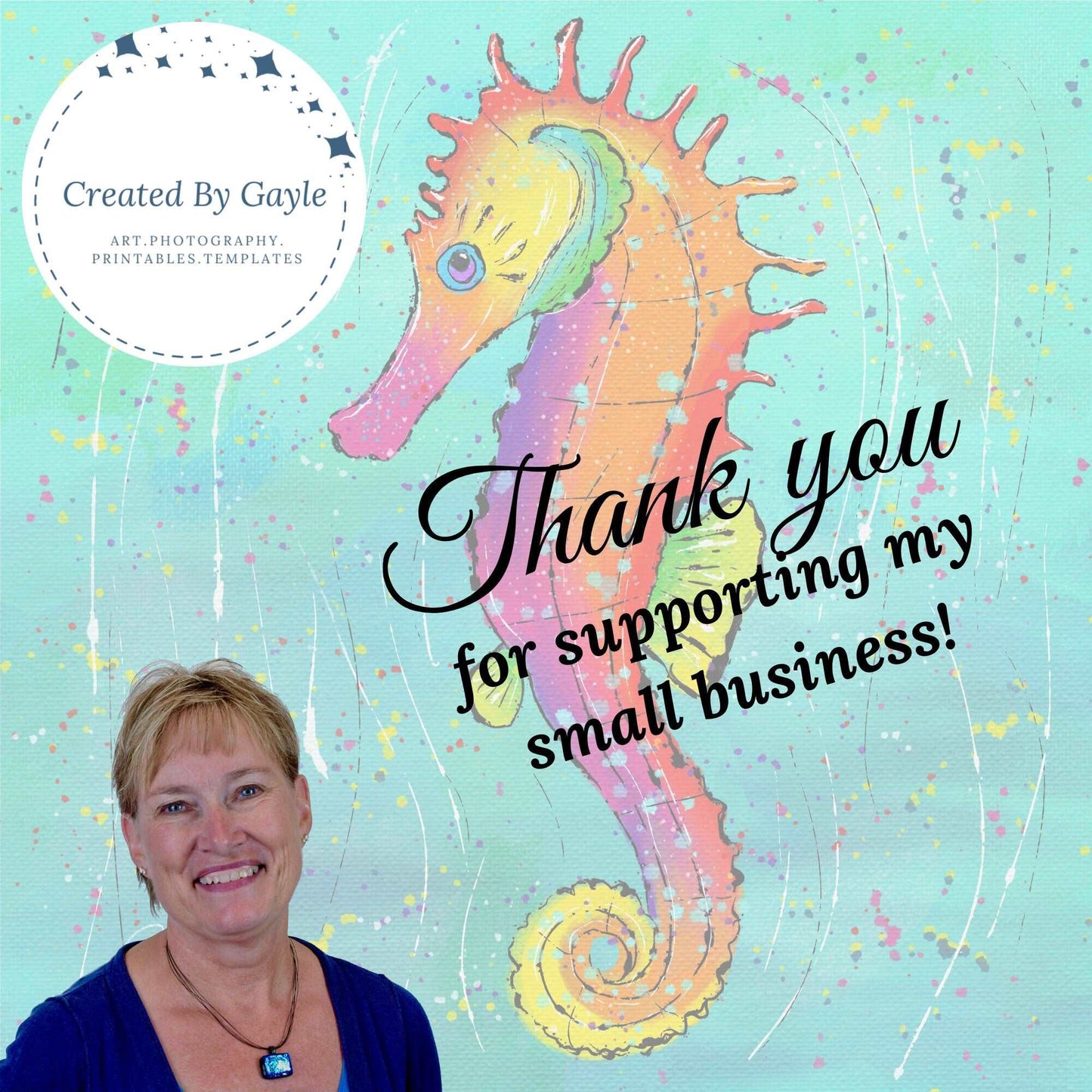 Ocean Theme Planner | 50+ Printable pages | Original Artwork Created By Gayle