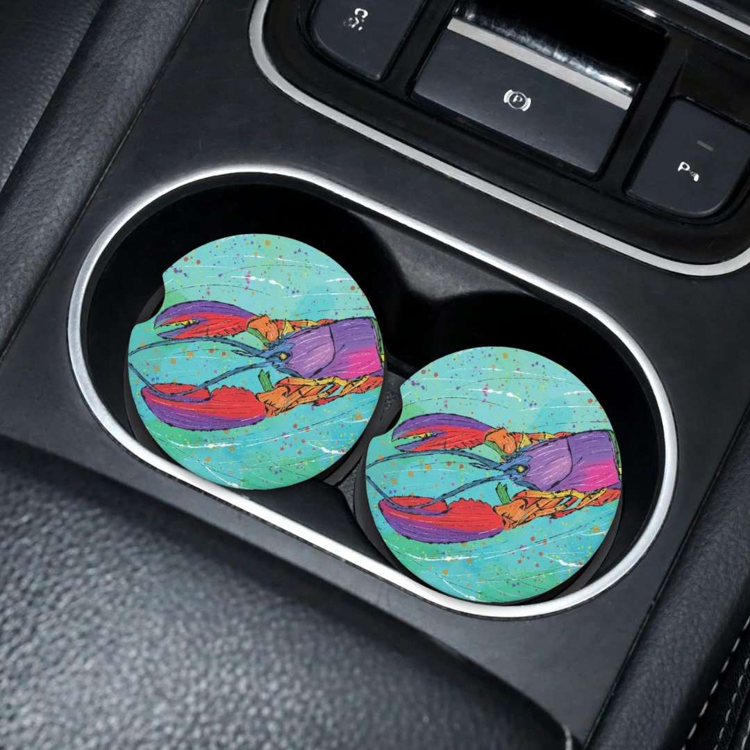Lobster Sandstone Car Coaster | Design Created By Gayle