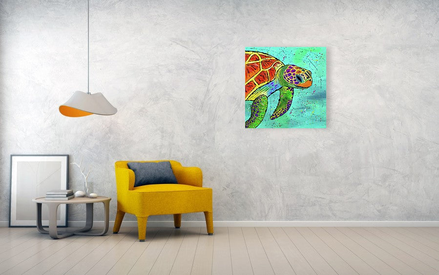 Sea Turtle Celebration - Acrylic Print