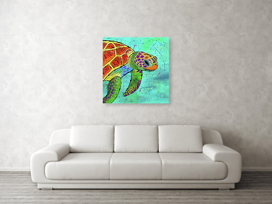 Sea Turtle Celebration - Acrylic Print