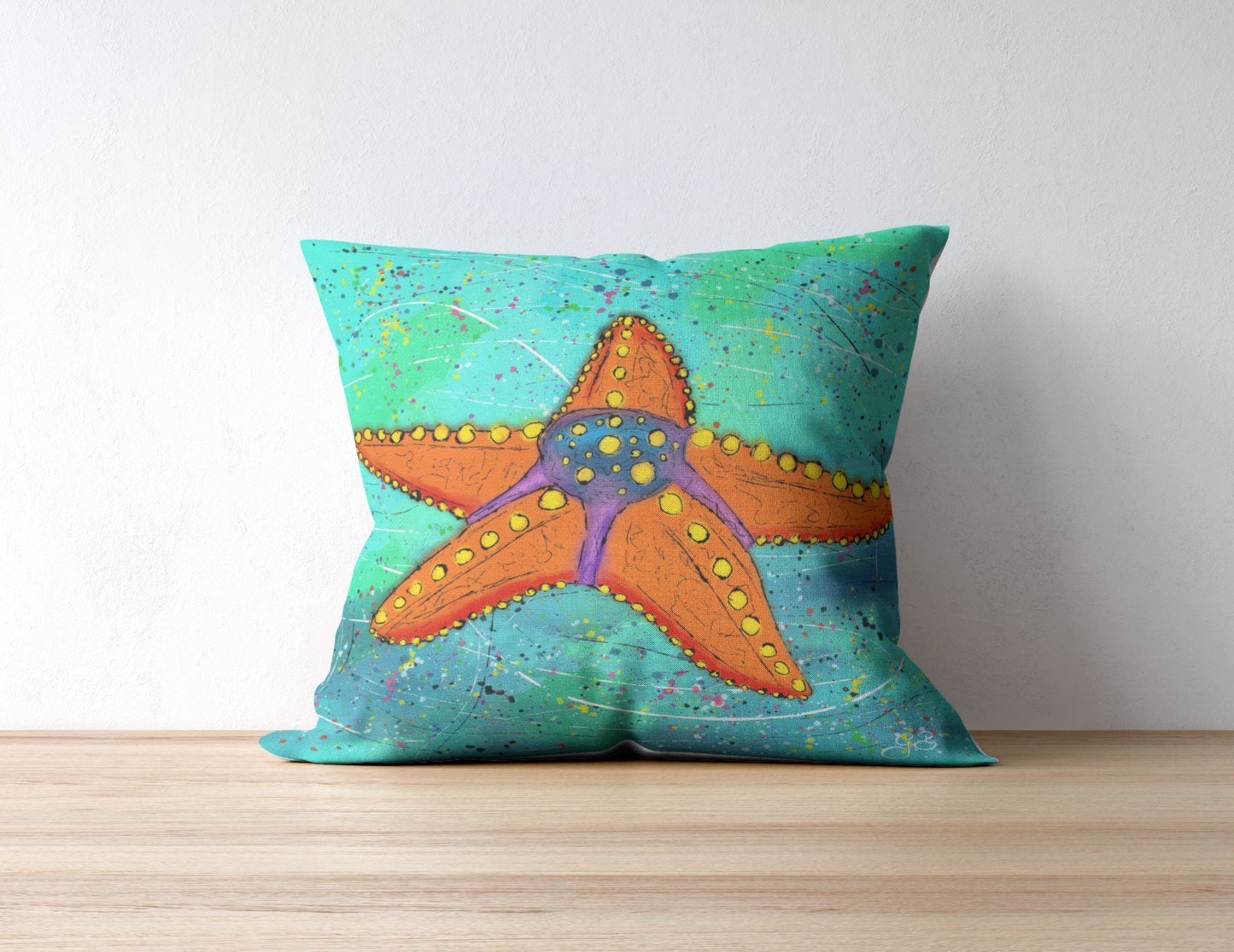 Starfish Square Pillow