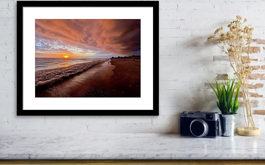 Storm Cloud Love - Framed Print