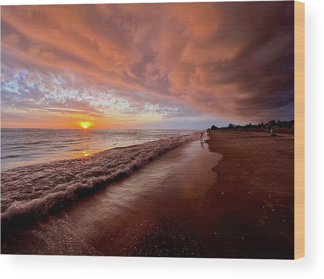 Storm Cloud Love - Wood Print