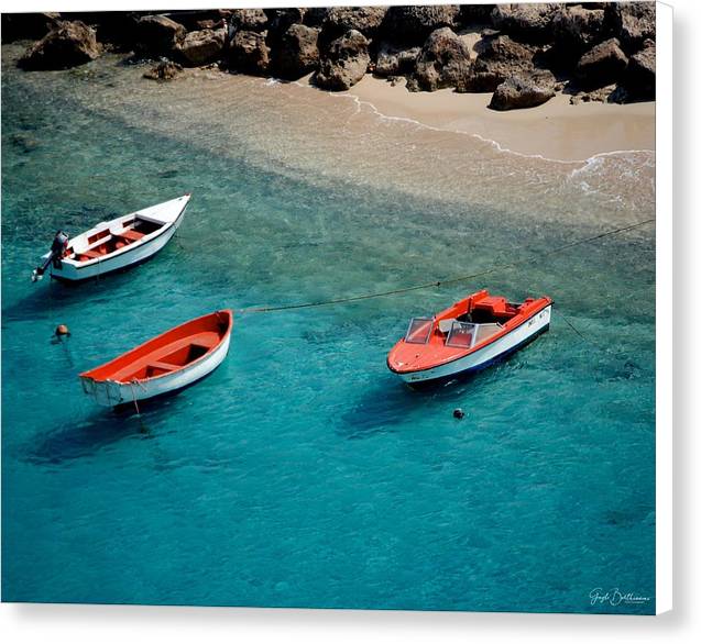 Boats of Bonaire - Canvas Print