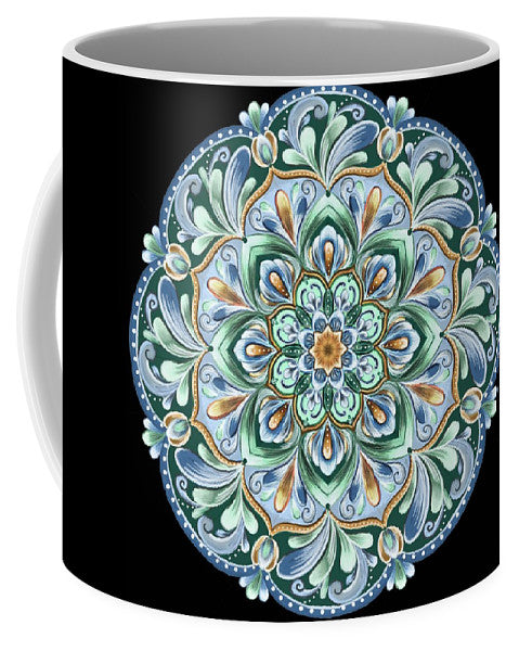 Calming Blue Mandala - Mug