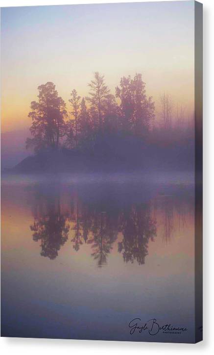 Early Morning Trees - Canvas Print