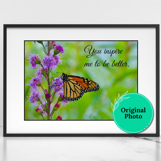 Butterfly Inspirational Quote | Created By Gayle