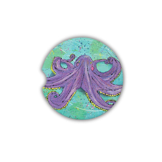 Octopus Sandstone Car Coaster | Design Created By Gayle