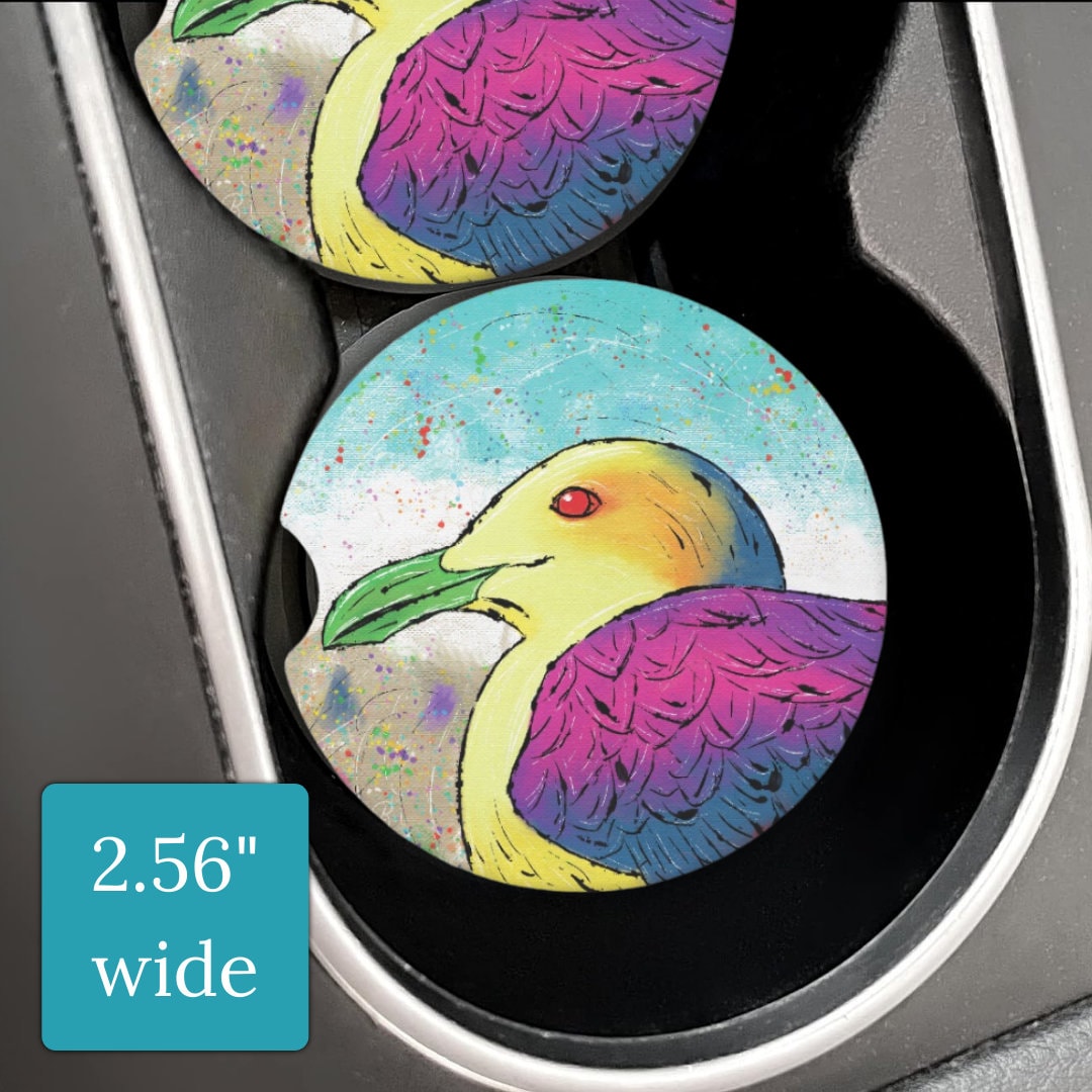 Seagull Sandstone Car Coaster | Design Created By Gayle
