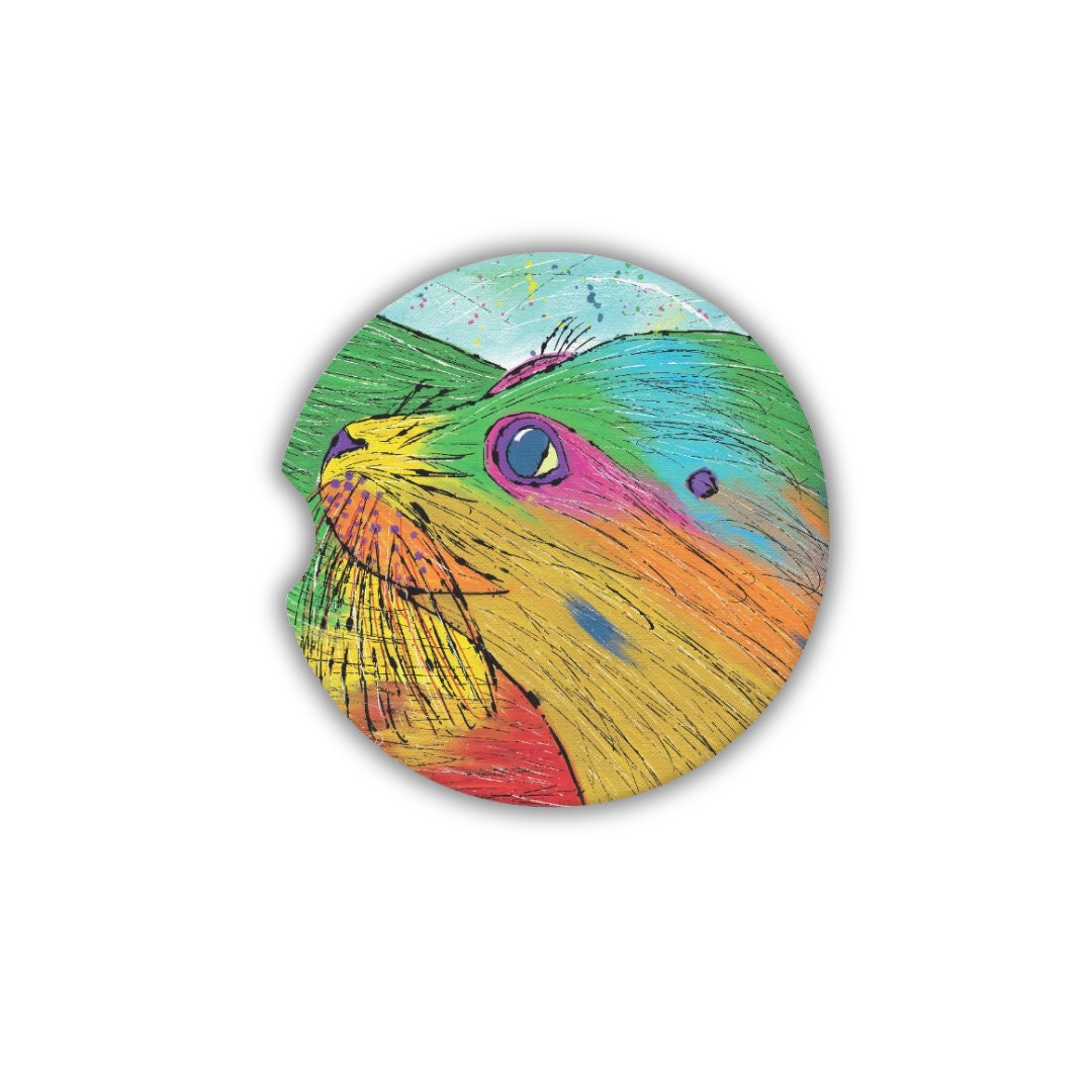 Seal Sandstone Car Coaster | Design Created By Gayle