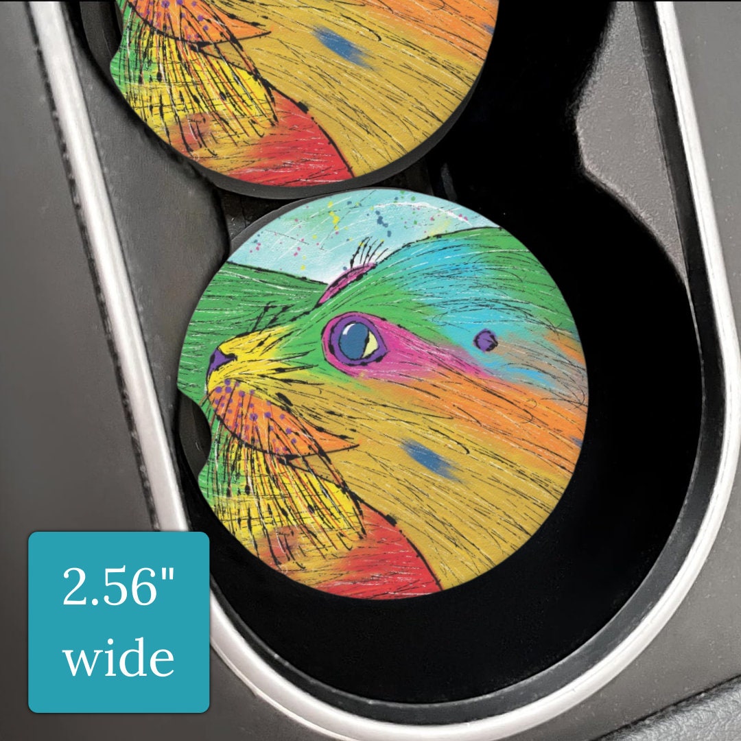 Seal Sandstone Car Coaster | Design Created By Gayle