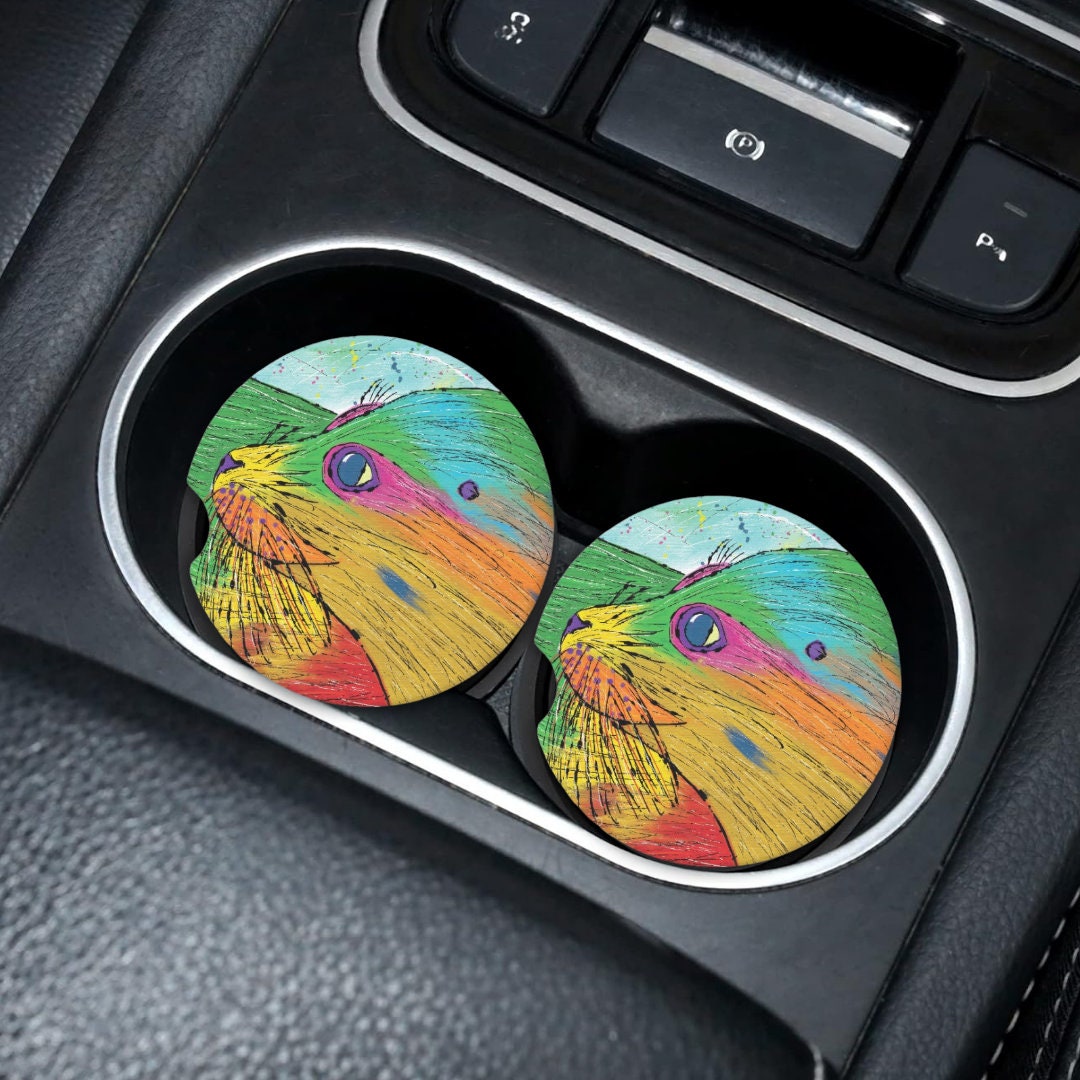 Seal Sandstone Car Coaster | Design Created By Gayle