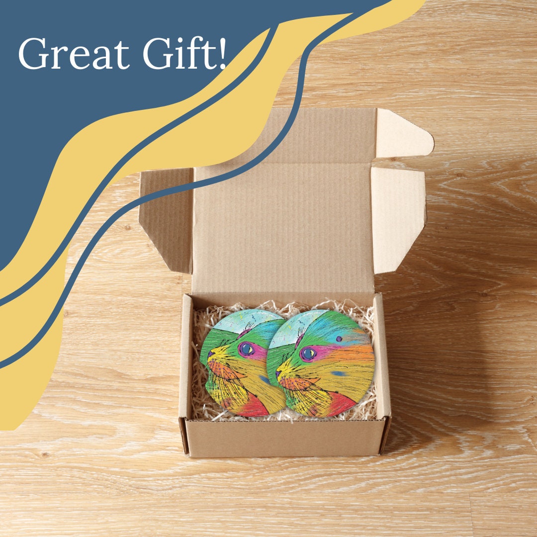 Seal Sandstone Car Coaster | Design Created By Gayle