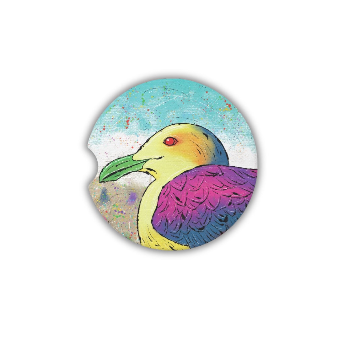 Seagull Sandstone Car Coaster | Design Created By Gayle
