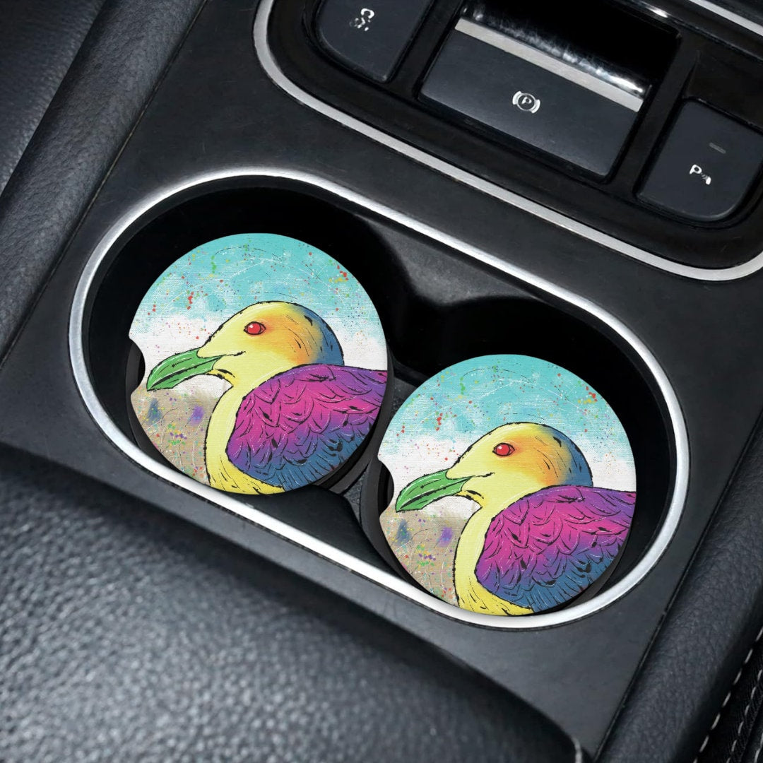 Seagull Sandstone Car Coaster | Design Created By Gayle