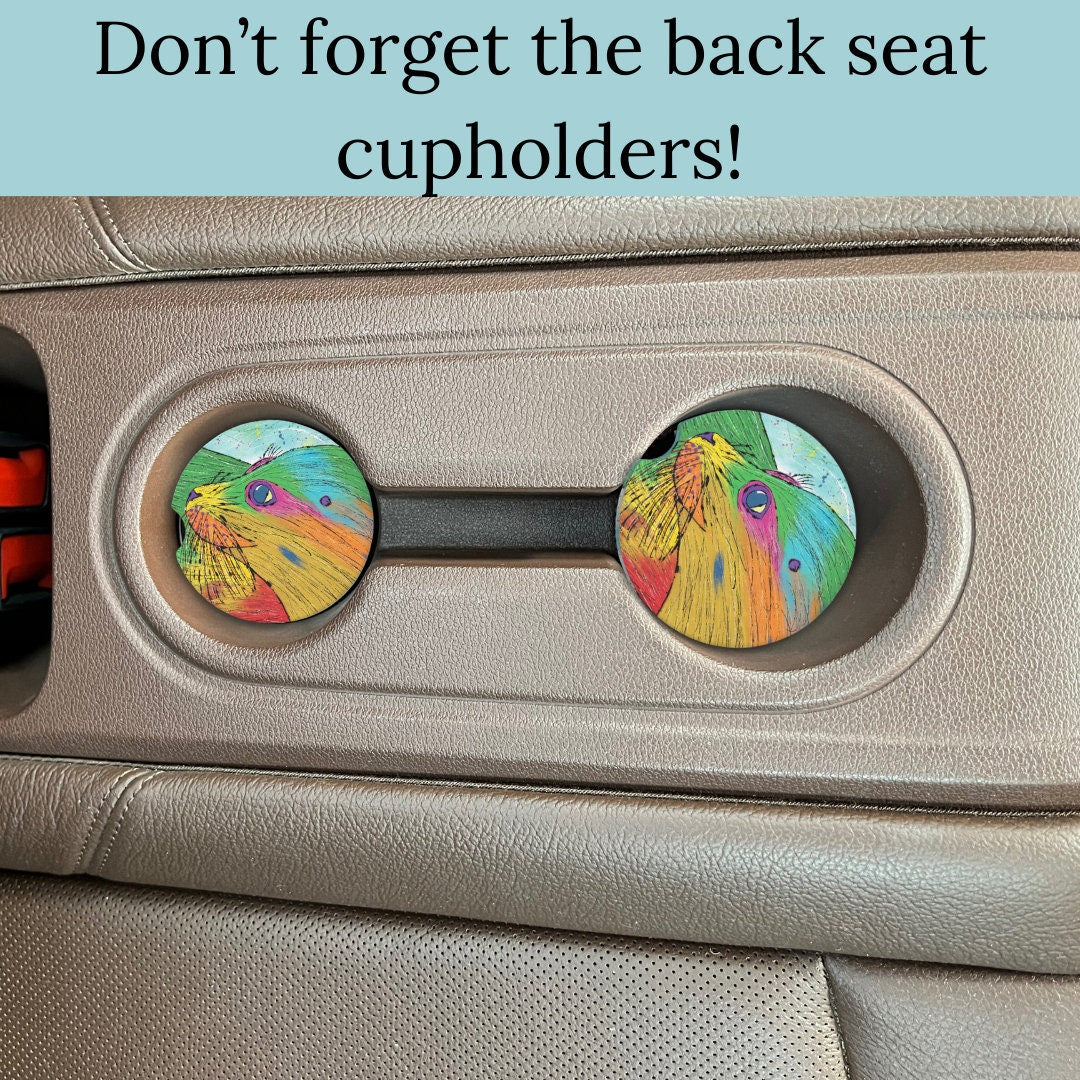 Seal Sandstone Car Coaster | Design Created By Gayle
