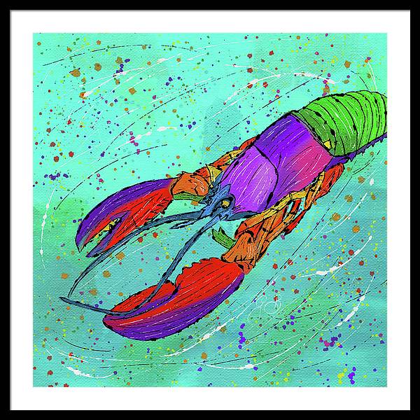 Lobster Celebration - Framed Print