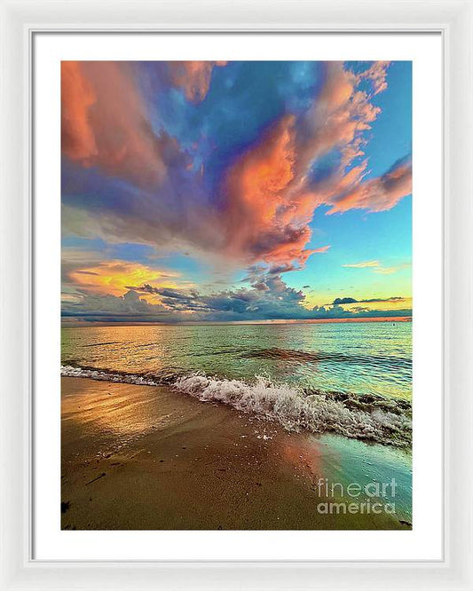 Rainbow Beach - Framed Print