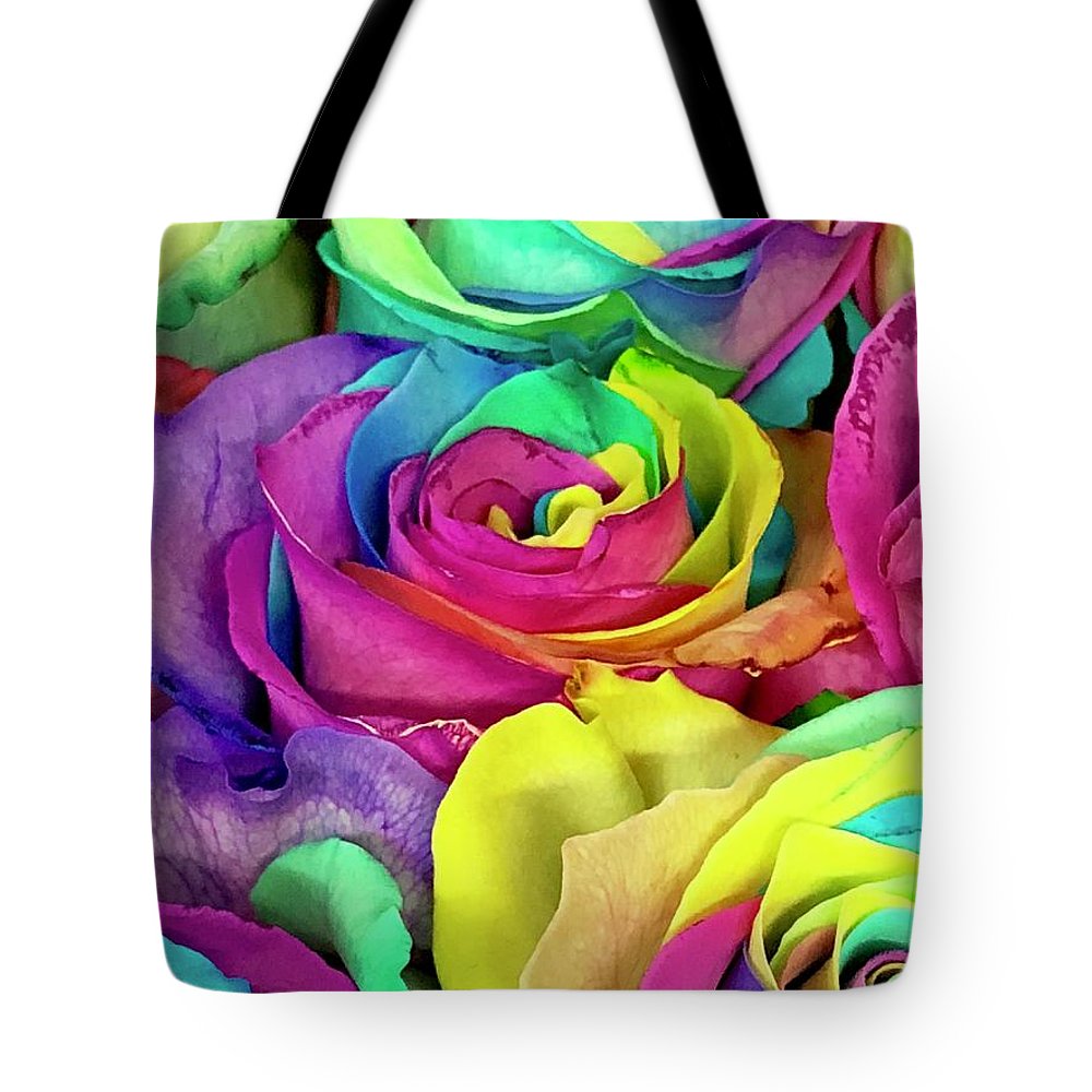 Rainbow Roses - Tote Bag