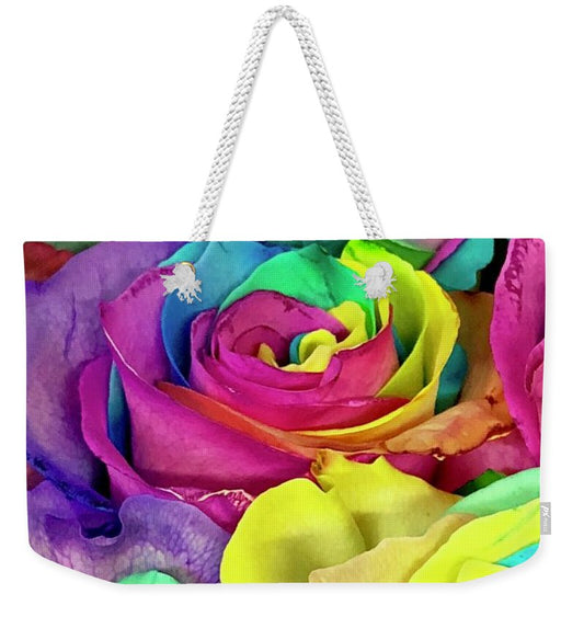 Rainbow Roses - Weekender Tote Bag