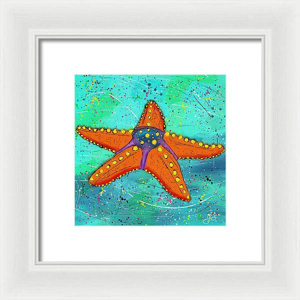 Sea Star Celebration - Framed Print