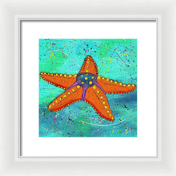 Sea Star Celebration - Framed Print
