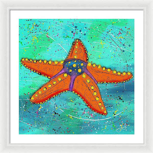 Sea Star Celebration - Framed Print