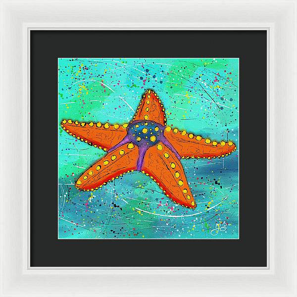 Sea Star Celebration - Framed Print