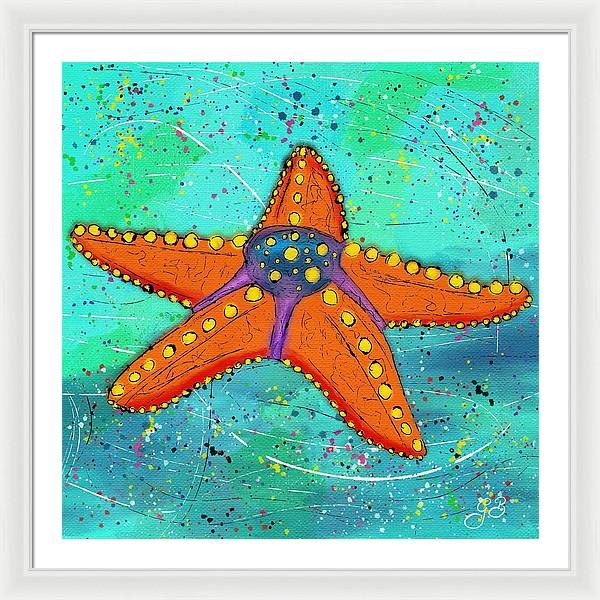 Sea Star Celebration - Framed Print
