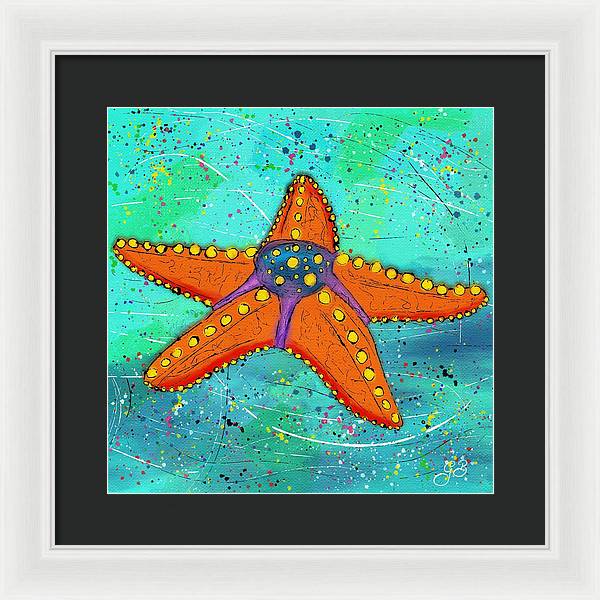 Sea Star Celebration - Framed Print