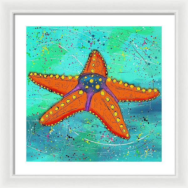 Sea Star Celebration - Framed Print