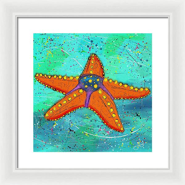 Sea Star Celebration - Framed Print