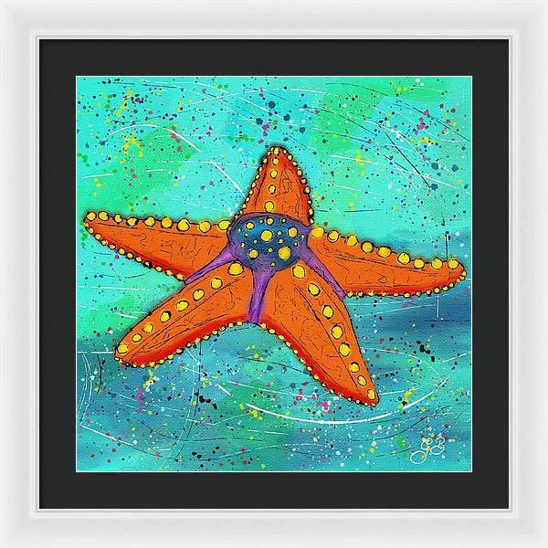 Sea Star Celebration - Framed Print