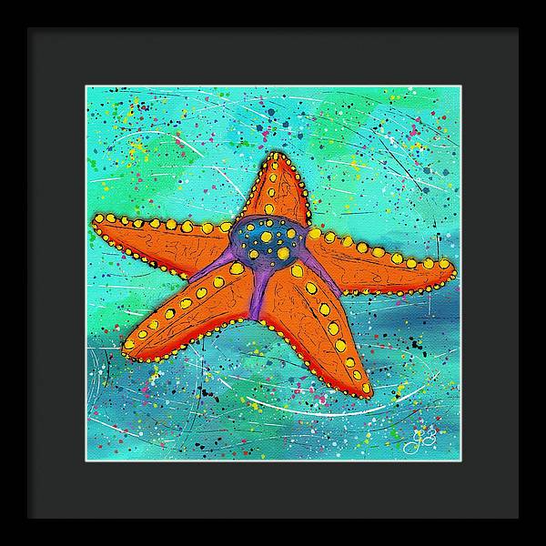 Sea Star Celebration - Framed Print