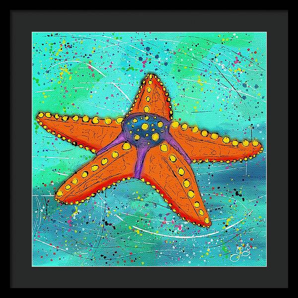 Sea Star Celebration - Framed Print