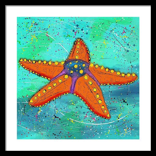 Sea Star Celebration - Framed Print
