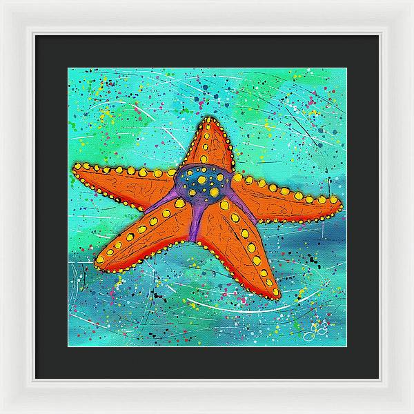 Sea Star Celebration - Framed Print