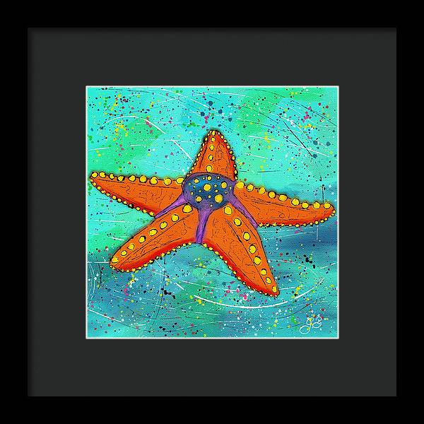 Sea Star Celebration - Framed Print