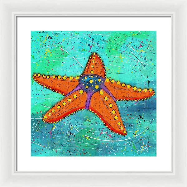 Sea Star Celebration - Framed Print