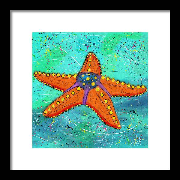 Sea Star Celebration - Framed Print