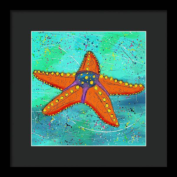 Sea Star Celebration - Framed Print