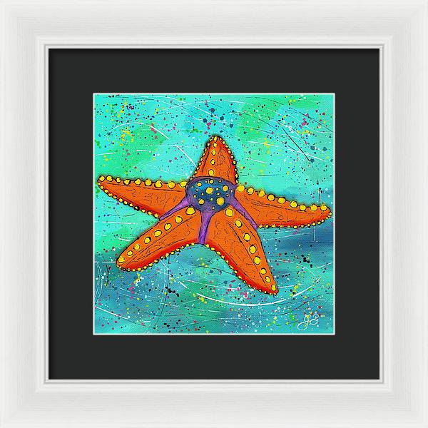 Sea Star Celebration - Framed Print
