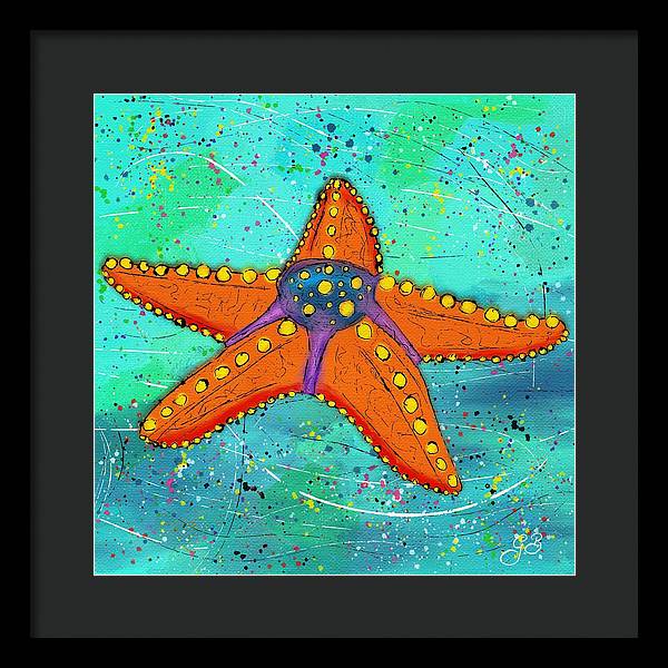 Sea Star Celebration - Framed Print
