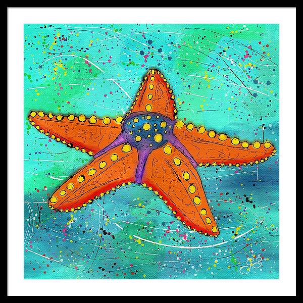Sea Star Celebration - Framed Print