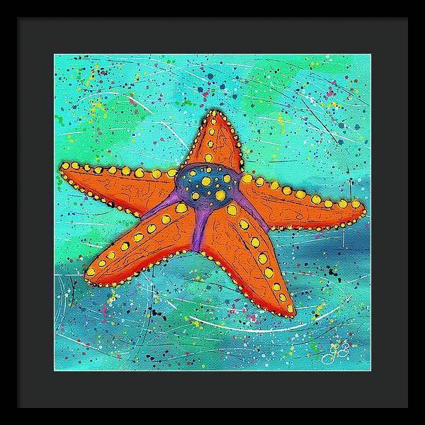 Sea Star Celebration - Framed Print