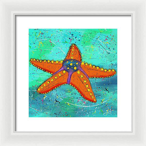 Sea Star Celebration - Framed Print